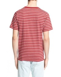 Saturdays Nyc Randall Stripe Pocket T Shirt