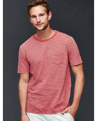 Gap Slub Jersey Multi Stripe T Shirt