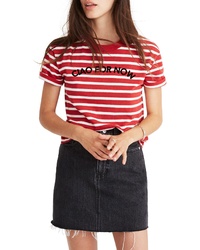 Madewell Stripe Ciao For Now Tee