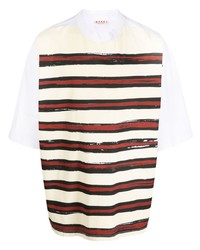 Marni Striped Cotton T Shirt