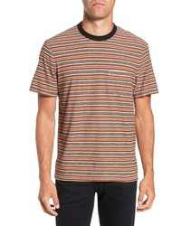 James Perse Vintage Stripe Regular Fit Pocket T Shirt