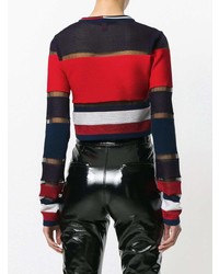 Hilfiger Collection Striped Cropped Jumper