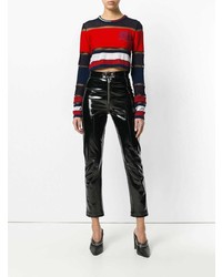 Hilfiger Collection Striped Cropped Jumper