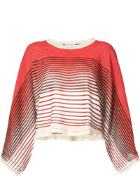 Sonia Rykiel Striped Cropped Sweater
