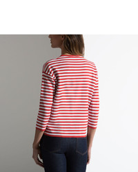 Stripe Long Sleeve T Shirt Stripe T Shirt In Multicosteaured