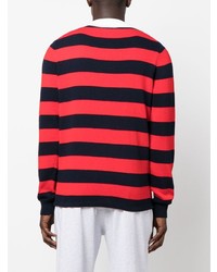 Aspesi Horizontal Stripe Knitted Polo Shirt