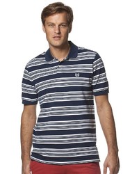 Chaps Classic Fit Striped Pique Polo
