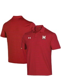Under Armour Red Maryland Terrapins Early Season Coaches Sideline Polo