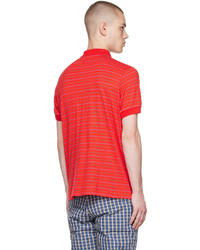 ERL Red Striped Polo