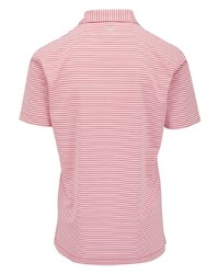 Peter Millar Striped Print Short Sleeve Polo Shirt