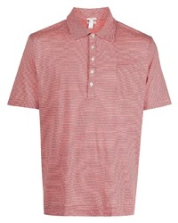 Massimo Alba Striped Short Sleeve Polo Shirt