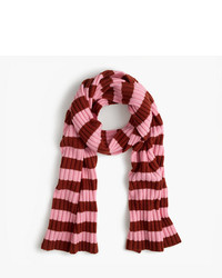 J.Crew Ribbed Striped Cashmere Scarf