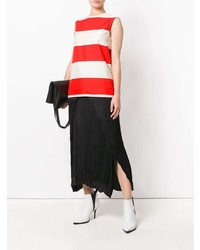 Calvin Klein 205W39nyc Striped Sleeveless Blouse