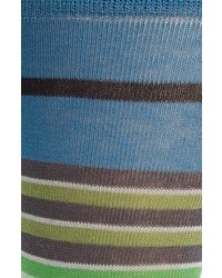 Paul Smith Fuel Stripe Mercerized Cotton Blend Socks
