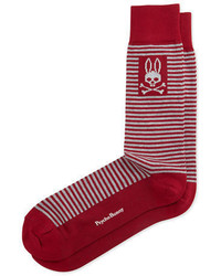 Neiman Marcus Thin Striped Socks