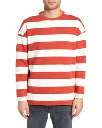 NATIVE YOUTH Stripe Crewneck Sweatshirt