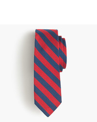 Red Horizontal Striped Tie
