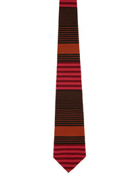 Anna Sui Orange Stripe Tie