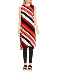 Vince Camuto Nautical Bands Side Slit Tunic