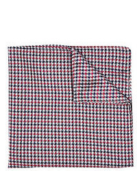 River Island Red Houndstooth Pocket Square