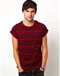 Red Houndstooth T-shirt