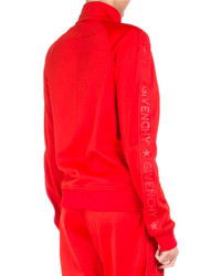 Givenchy Neoprene Logo Branded Track Jacket