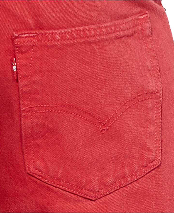 Levi's 501 Original Fit Jester Red Jeans, $68 | Macy's | Lookastic