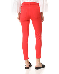 A Gold E Agolde Sophie High Rise Cropped Jeans