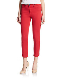 Bardot High Rise Cropped Jeans