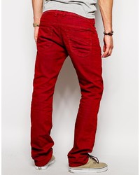 Diesel Jeans Iakop 830h Slim Tapered Red Overdye