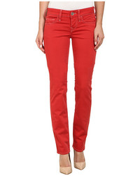 True Religion Kayla Regular Jeans In Shiny Red