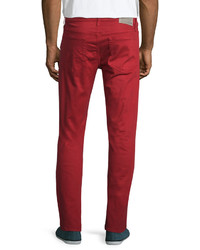 Joe's Jeans Neutral Slim Fit Twill Pants Red