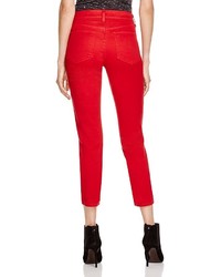 NYDJ Nichelle Slim Fit Ankle Jeans In Cardinal Red
