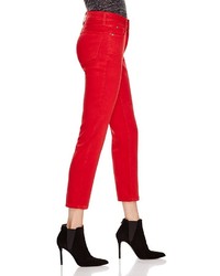 NYDJ Nichelle Slim Fit Ankle Jeans In Cardinal Red