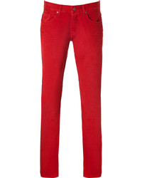 7 For All Mankind Seven For All Mankind Red Low Rise Slim Jeans