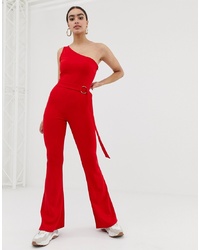 In The Style Billie Faiers One Shoulder Jumpsuit