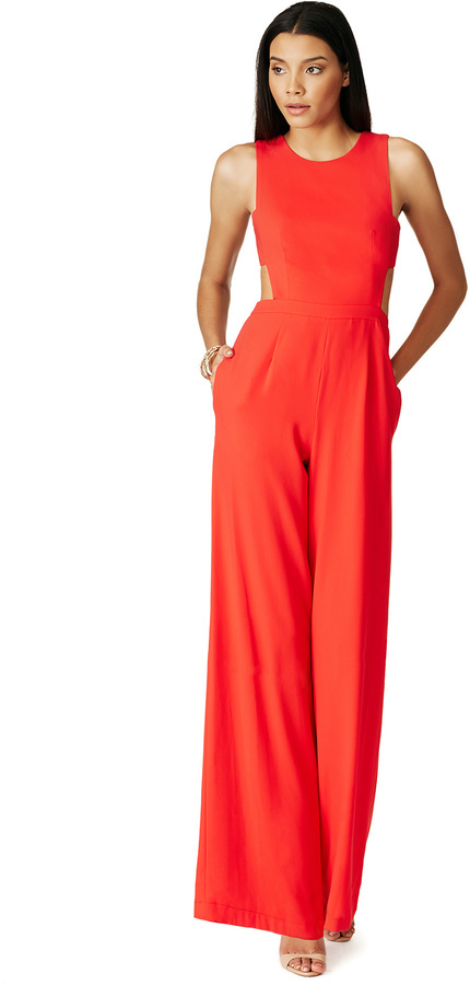 rent the runway red jumpsuit