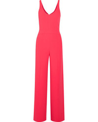 Narciso Rodriguez Cutout Textured Stretch Crepe Jumpsuit