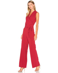 Cupcakes And Cashmere Margo Jumpsuit In Red