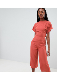 Missguided Tall Open Back Culotte Jumpsuit