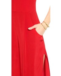 Milly Strapless Culotte Jumpsuit