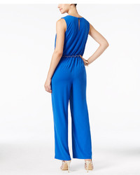 Thalia Sodi Surplice Belted Jumpsuit Only At Macys