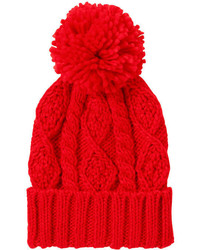 Joe Fresh Cable Knit Hat Red