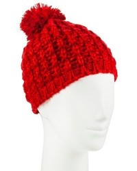 Chunky Knit Hat With Pom Moonshadow