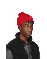 Levis Red Slouchy Beanie