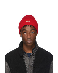 Levis Red Slouchy Beanie