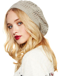 Wet Seal Cable Knit Beret