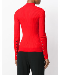 Courreges Courrges Ribbed Knitted Blouse