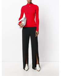 Courreges Courrges Ribbed Knitted Blouse