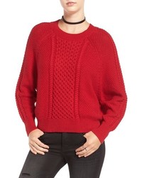 Cable Knit Dolman Sweater